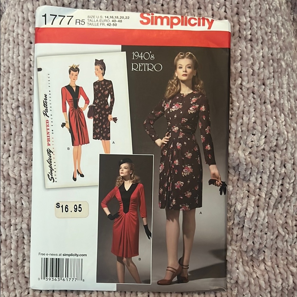New Simplicity Retro Dress Pattern